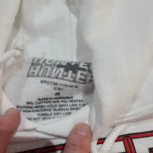NWOT Hunter X Hunter Group Poster Hoodie in White - Size M - Picture 4 of 7